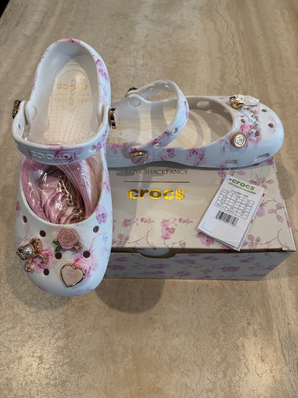 Love Shack Fancy X Crocs Classic Ballet Flat - Picture 9 of 16